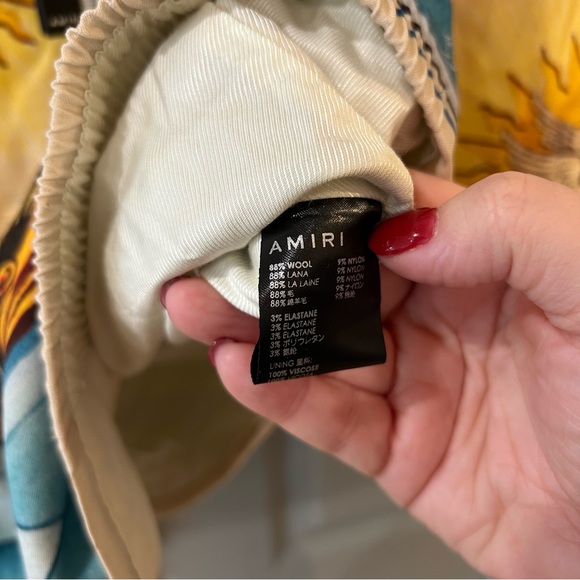 NWT Amiri Landscape Frame Varsity Jacket - Picture 9 of 10